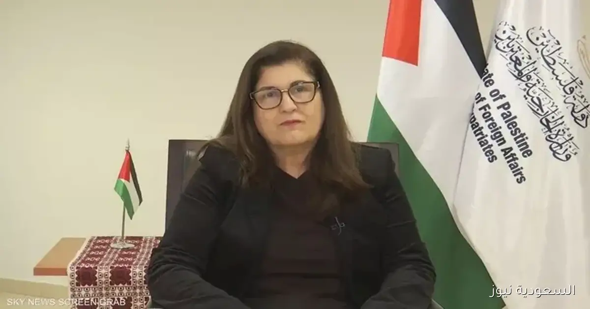 وزيرة الخارجية الفلسطينية: الاعتراف بدولتنا يعني عدم وجود سيادة لإسرائيل