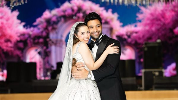 أول لقطات من حفل زفاف أحمد جمال وفرح الموجي