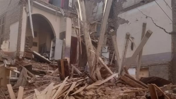 إصابة شخص جراء انهيار جزئي لمسجد في عين شمس