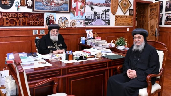 البابا تواضروس يستقبل عددًا من الأساقفة لمناقشة الشؤون الرعوية في عدة إيبارشيات