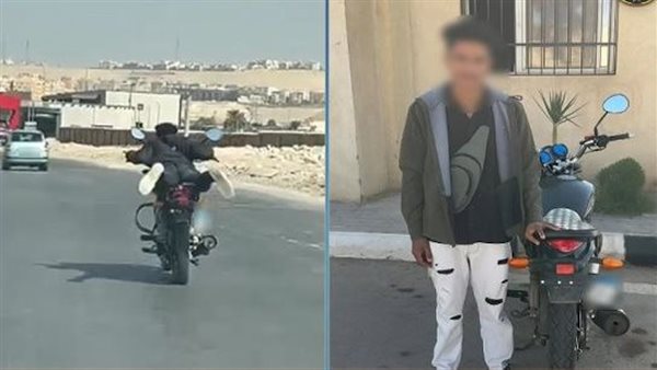 القبض على المتهم بأداء حركات استعراضية بدراجة نارية في شوارع القاهرة