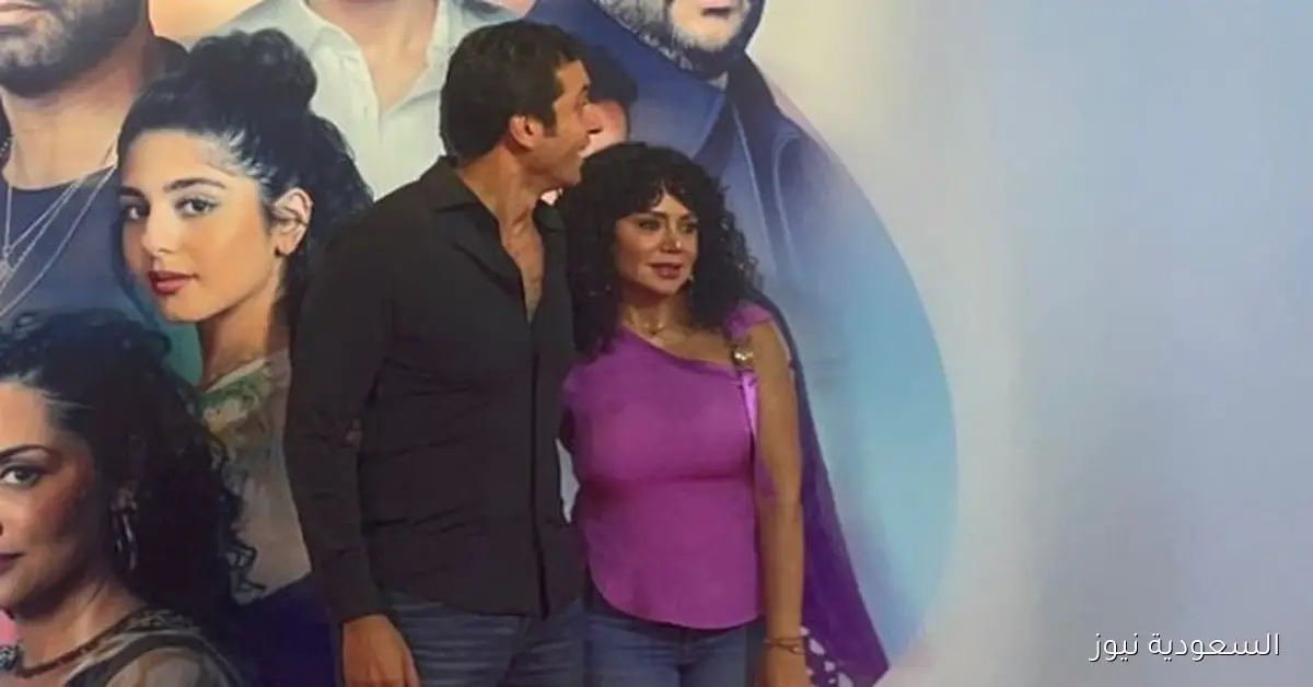 رانيا يوسف تتألق مع زوجها في العرض الخاص لفيلم هيبتا ٢