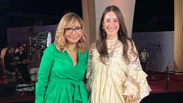 ماجدة خير الله تنتقد لميس الحديدي بسبب حوارها مع أمينة خليل في مهرجان الجونة