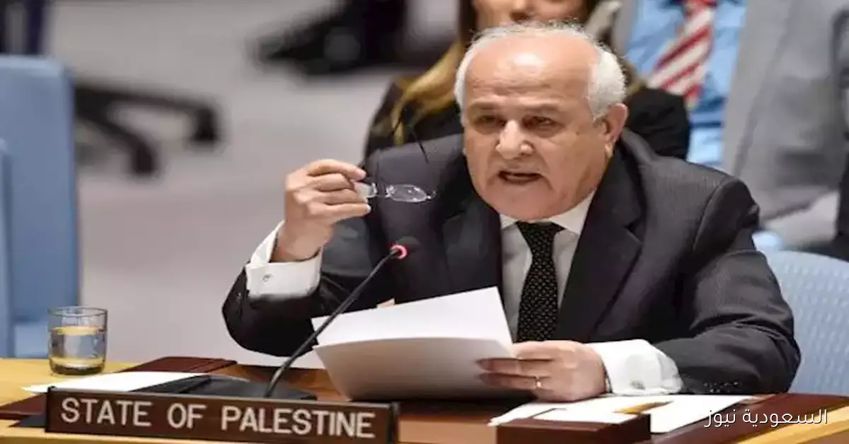 مندوب فلسطين بالأمم المتحدة يدعو إلى جهود مشتركة لإنهاء الحروب والاحتلال في المنطقة
