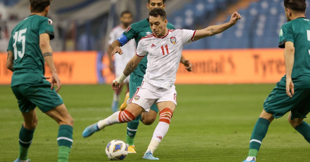 القنوات التي ستبث مباراة الإمارات والعراق في تصفيات كأس العالم 2026