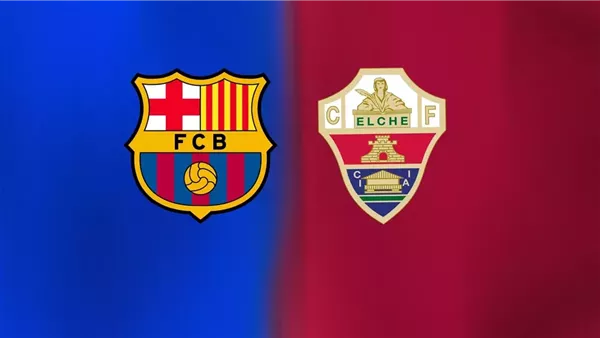 القناة الناقلة لمباراة برشلونة وإلتشي في الدوري الإسباني وطرق مشاهدة البث المباشر