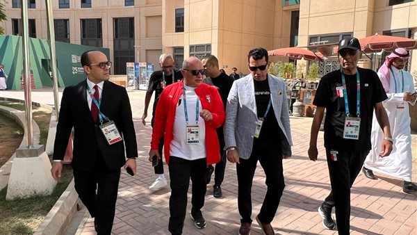 زيارة وزير الرياضة لبعثة مصر في دورة ألعاب التضامن الإسلامي بالرياض