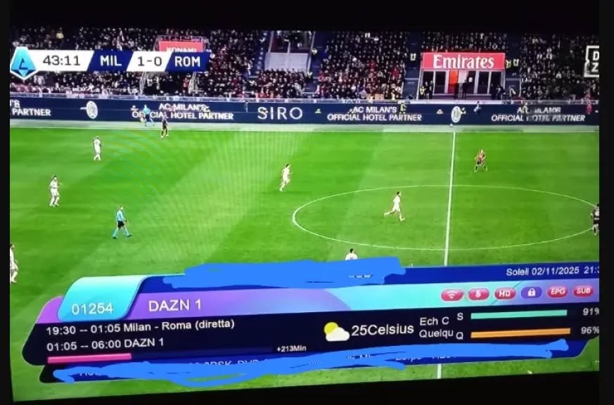 خطوات سهلة لتثبيت تردد قناة Dazn HD الرياضية على نايل وعرب سات 2026