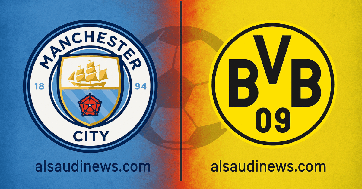 النتيجة النهائية لمباراة مـانشـستر سـيتي وبـروسيا دورتـموند يــلا شـوت في دوري أبطال أوروبا