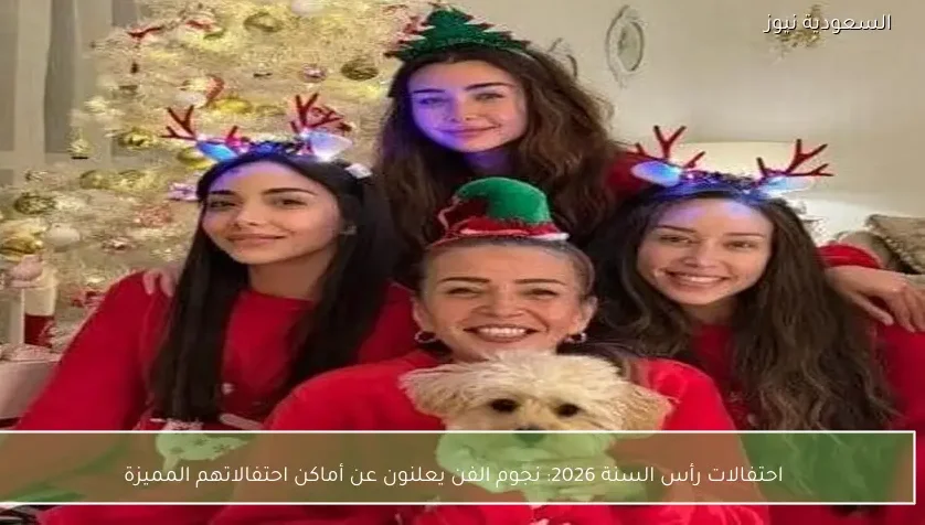 احتفالات رأس السنة 2026: نجوم الفن يعلنون عن أماكن احتفالاتهم المميزة