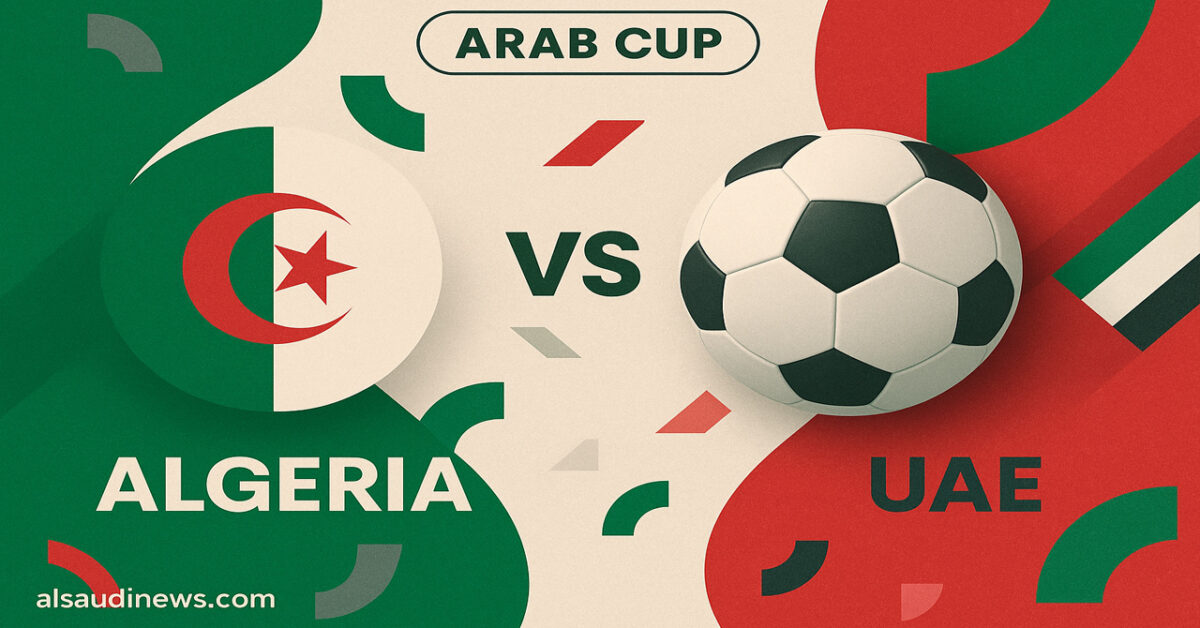 يلا شوت لعبة منتخب الجزائر ضد الإمارات.. بدون تقطيع مشاهدة مباراة الجزائر والامارات اليوم بث مباشر في ¼ نهائي كأس العرب
