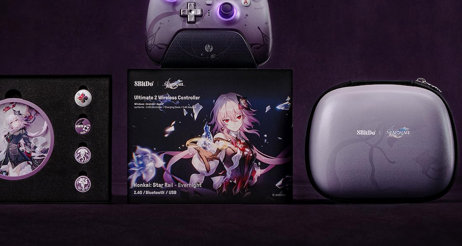 تخفيضات على وحدة تحكم 8BitDo Ultimate 2 لهونكاي: ستار ريل في أمازون
