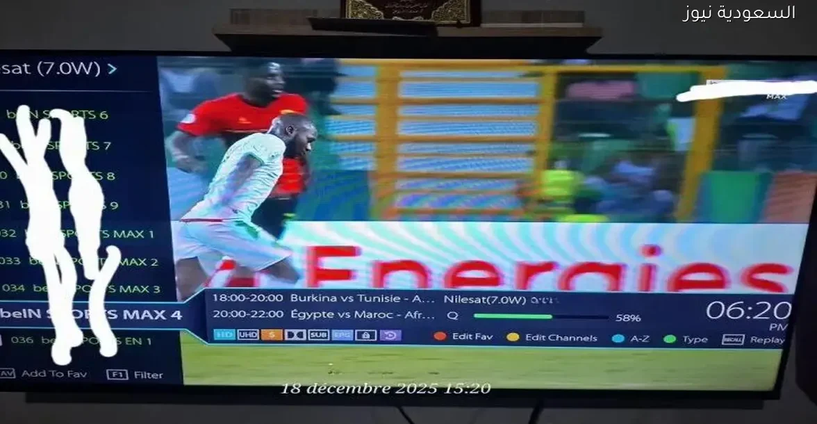 ضبط تردد قنوات بي إن سبورت الأولى حتى الرابعة مجانًا وبطريقة سرية