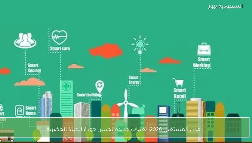 مدن المستقبل 2026: تقنيات جديدة تحسن جودة الحياة الحضرية