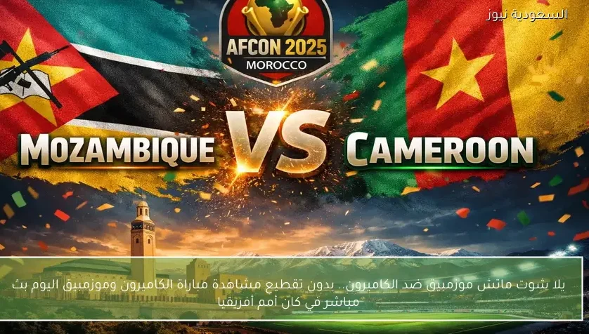 نتيجة مباراة الكاميرون وموزمبيق في كان أمم أفريقيا