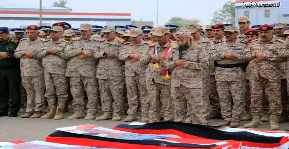 وداعًا لأبطال العسكرية الأولى: الجيش في مأرب يكرم الشهداء بعد عدوان الانتقالي