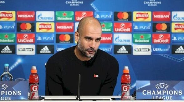 جوارديولا يستعطف جماهير السيتي قبل موقعة جالطة سراي