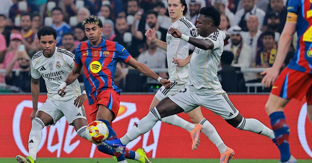 كل ما تحتاج معرفته عن كلاسيكو السوبر الإسباني: ملخص وأهداف مباراة برشلونة وريال مدريد