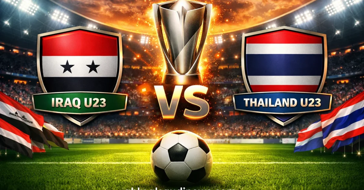 تعادل تايلاند تحت 23 ضد العراق تحت 23.. نتيجة مباراة العراق وتايلند في كأس آسيا الأولمبي