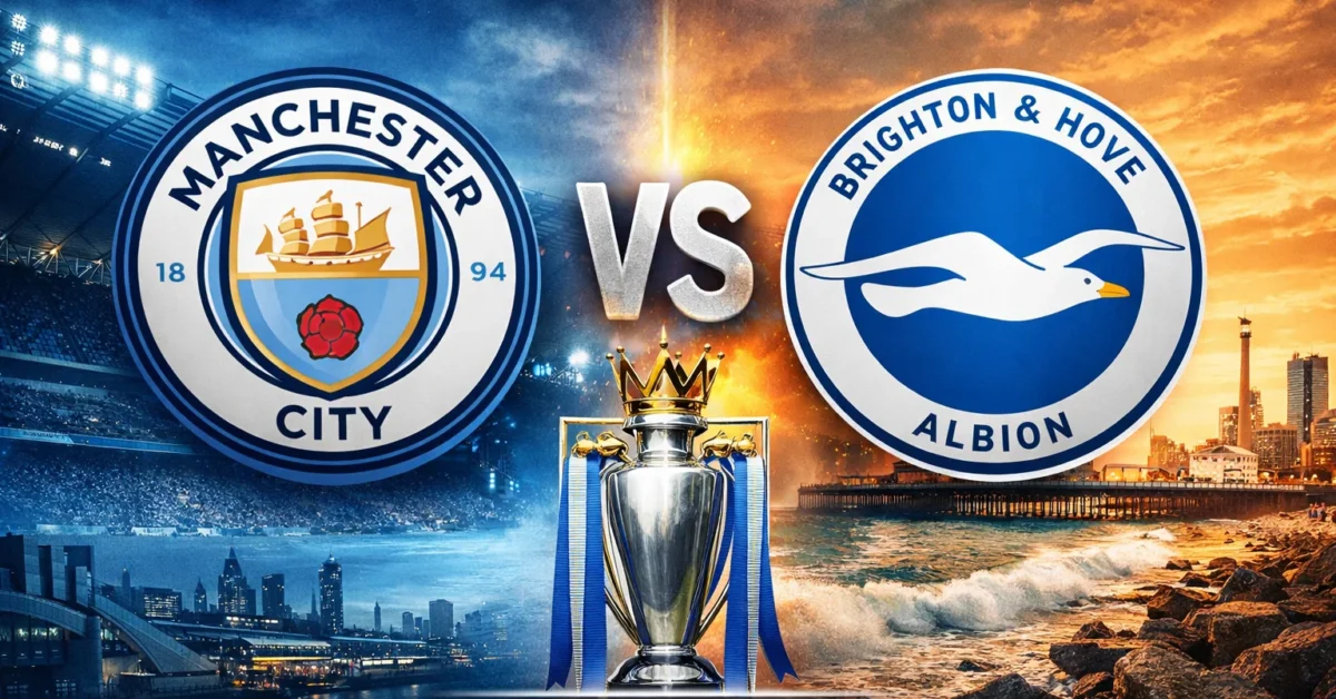 مان سيتي ضد برايتون.. نتيجة مباراة مانشستر سيتي وبرايتون في الدوري الإنجليزي
