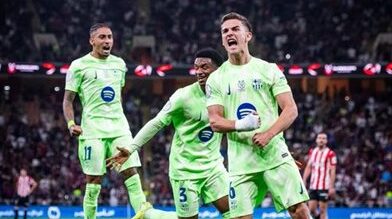 مباراة برشلونة وريال أوفييدو في الدوري الإسباني