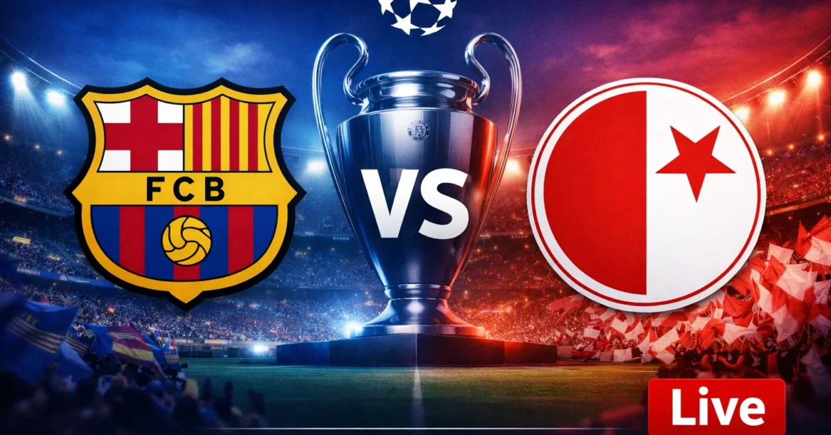 يلا شوت لعبة سلافيا براغ ضد برشلونة.. بدون تقطيع مشاهدة مباراة برشلونة وسلافيا براج اليوم بث مباشر في دوري أبطال أوروبا