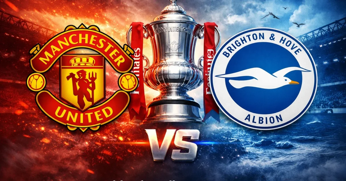 نتيجة مباراة مانشستر يونايتد وبرايتون يلا شوت كأس الاتحاد الإنجليزي