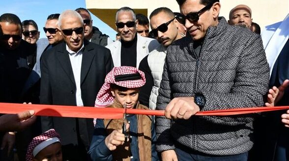وزير الرياضة يفتتح الملعب الخماسي بأبو طويلة شمال سيناء