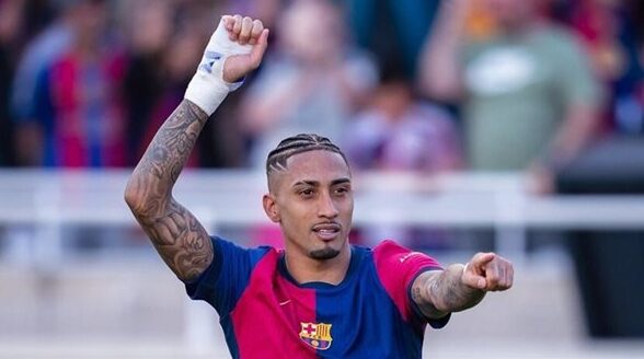 إصابة رافينيا تضع مشاركة برشلونة في ربع نهائي كأس الملك أمام ألباسيتي في خطر