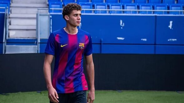 صور حمزة عبدالكريم الأولى بعد انضمامه لصفوف برشلونة